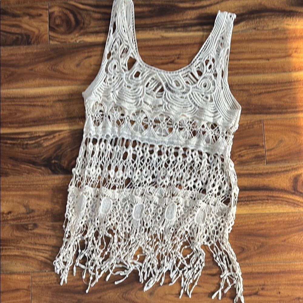 Elegant Crochet Tank Top